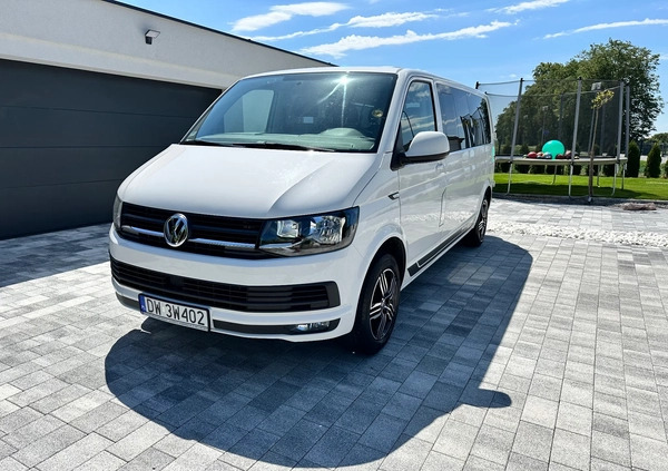 Volkswagen Caravelle cena 109400 przebieg: 198700, rok produkcji 2017 z Wrocław małe 92